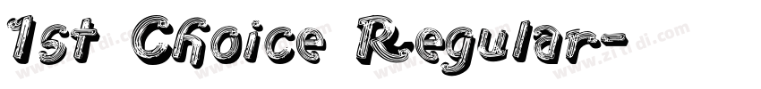1st Choice Regular字体转换